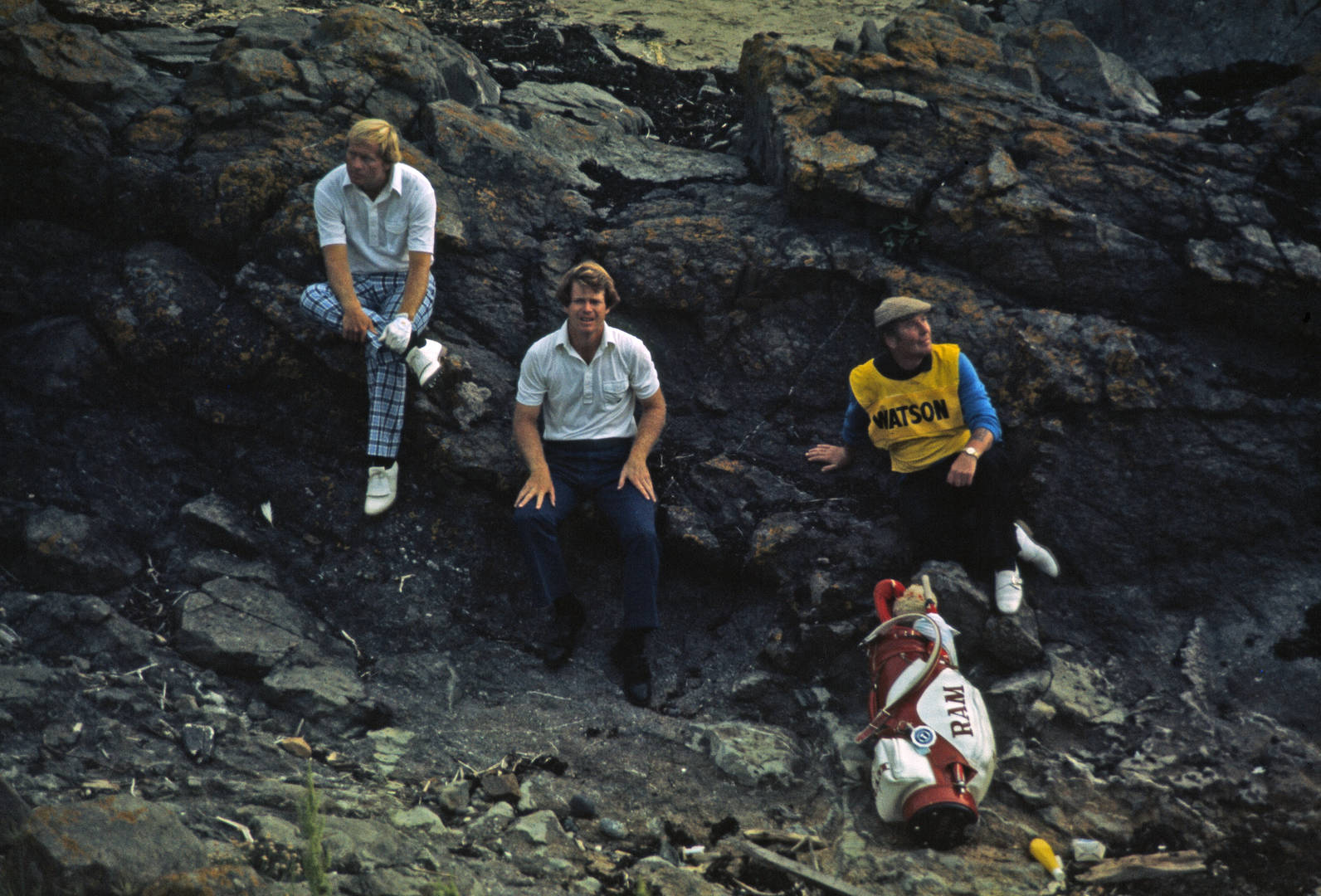 Tom Watson and Jack Nicklaus at Turnberry, 1977